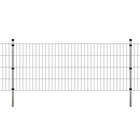 Panneaux et poteaux de clôture 2d pour jardins 2008x830 mm 16 m