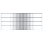 Panneaux de clôture de jardin 2d 2008x0,83 m 46 m total gris