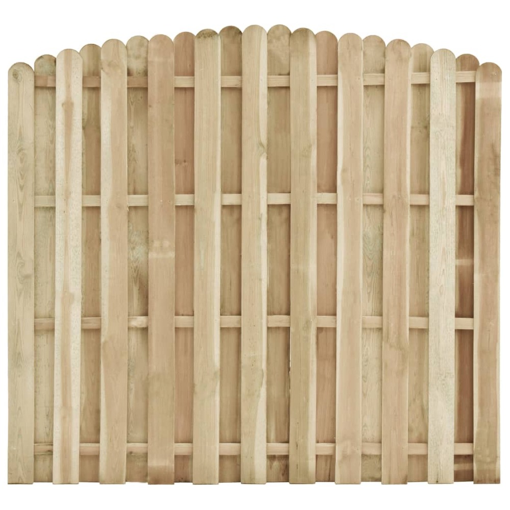 Panneau de clôture bois de pin imprégné 180x(155-170) cm