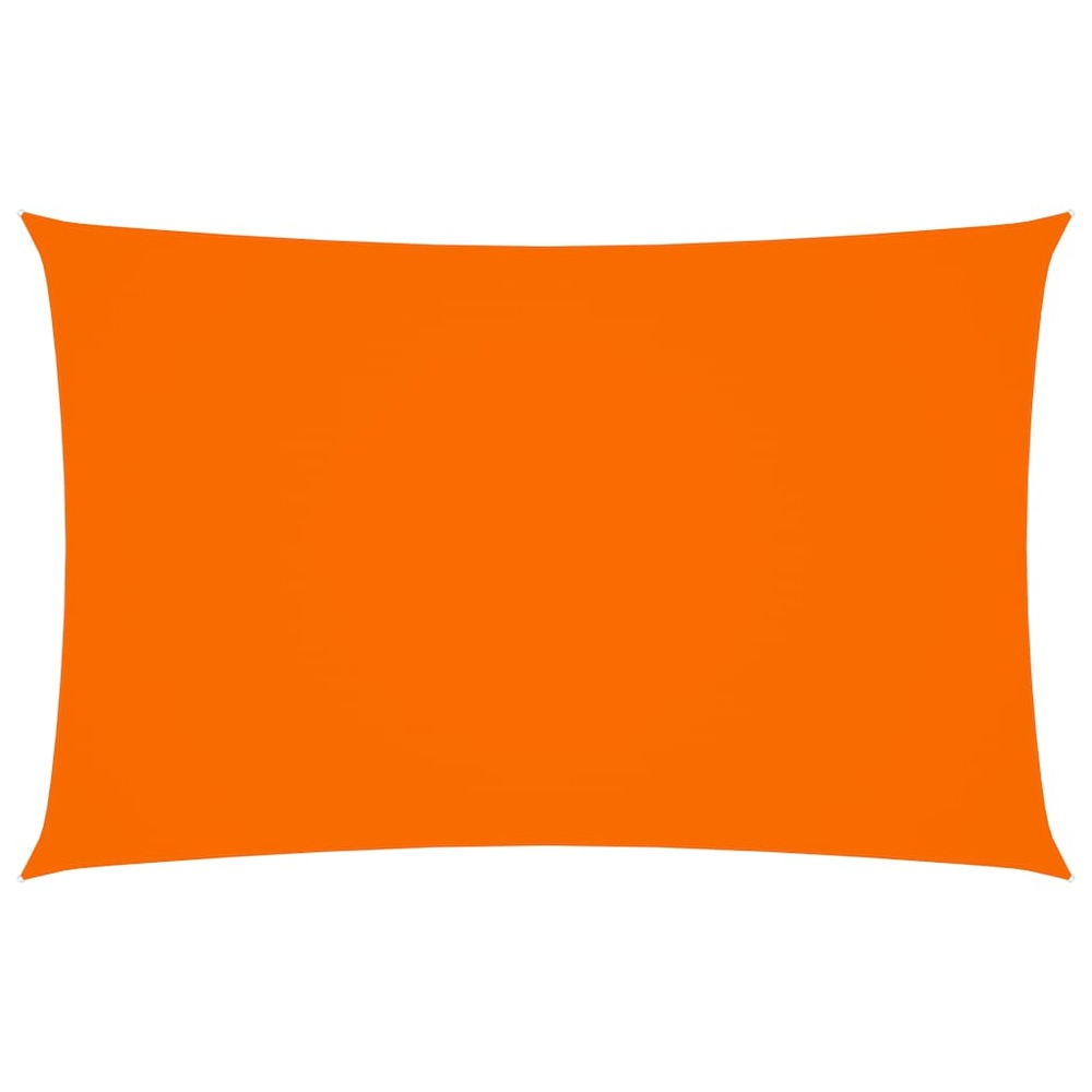 Voile de parasol tissu oxford rectangulaire 2x5 m orange