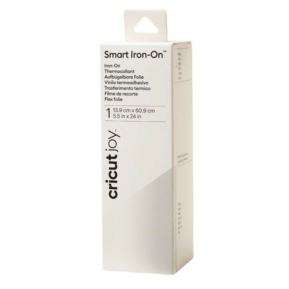 2 rouleaux thermocollant blanc mat cricut 60,9 x 13,9 cm