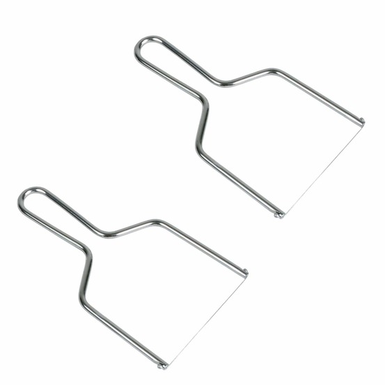 2 lyres à foie gras en inox 10 cm