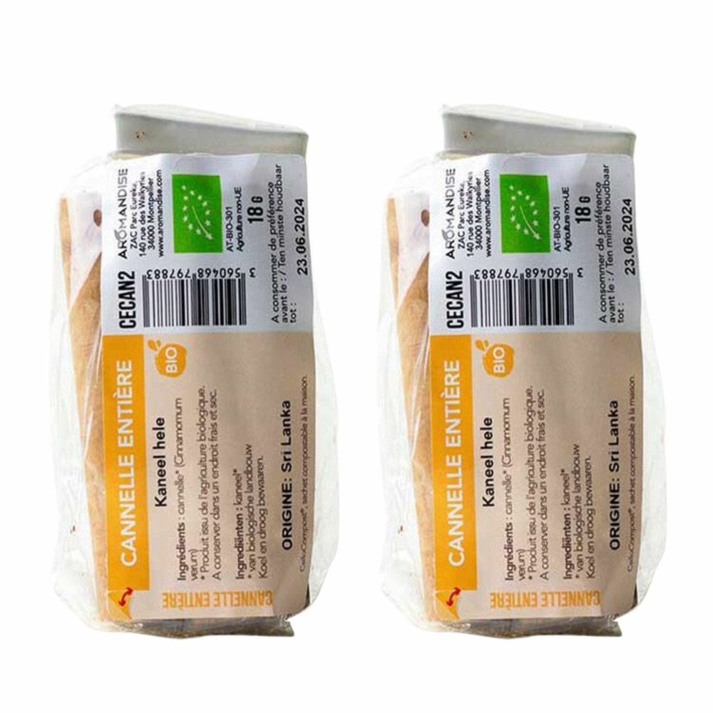 Cannelle entière de madagascar bio 36 g