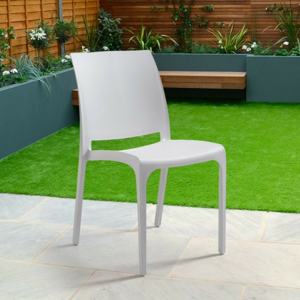 Chaise empilable bar restaurant jardin extérieur et intérieur papavero