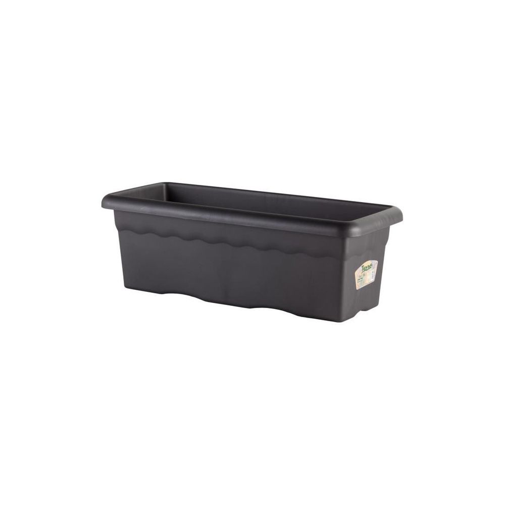 Jardinière Rectangulaire Surélevée En Métal UNUS - 80x40x40 Cm, Anthracite, Résistante Aux Intempéries