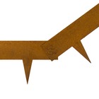 Bordure flexible en métal - multi edge metal - kit de 10 bordures de 1m - haut. 17,5cm (pics inclus) - ep. 1,5mm - finition : acier