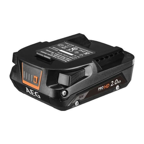 - batterie pro lithium 18 volts 2 -0 ah - technologie high demand. - l1820shd