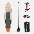 Stand up paddle gonflable –magma 11'2" - 15cm d'épaisseur - pack stand up paddle gonflable (sup) avec pompe haute pression. Pagaie.