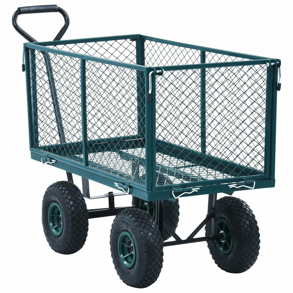 Chariot de jardin à main Tummi 125L capacité de charge 300kg - charrette à  main, brouette 4