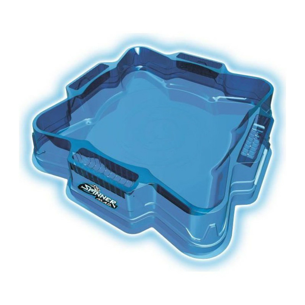 Spinner mad by silverlit arene de combat avec reposes-toupies - 86338