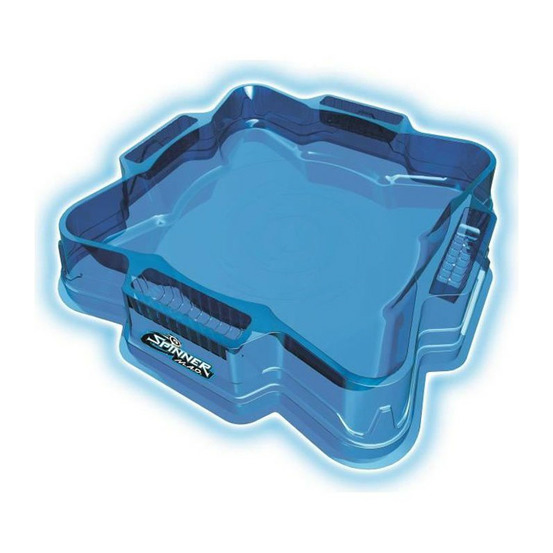 Spinner mad by silverlit arene de combat avec reposes-toupies - 86338