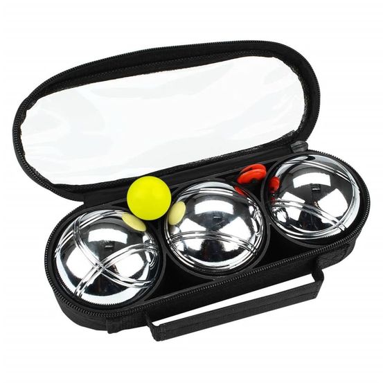 Ensemble jeu de boules iv 3 boules argenté cod 52jp-cod-uni