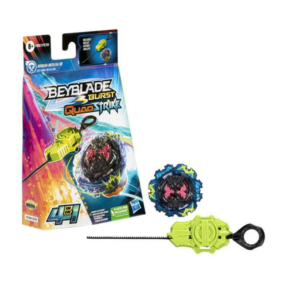 Beyblade burst quadstrike starter pack ambush bazilisk