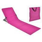 Chaise tapis de plage pliable pvc rose