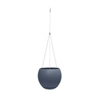 Poetic - suspension lune 25 bleu jean - ø24 x h18 cm 6,5l avec câble ajustable