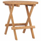 Table pliable de jardin 50x50x50 cm bois de teck solide