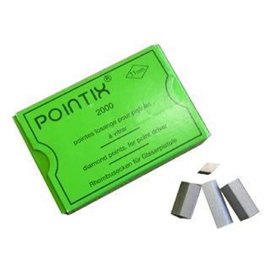 2000 pointes losanges pour pistolet à vitrer