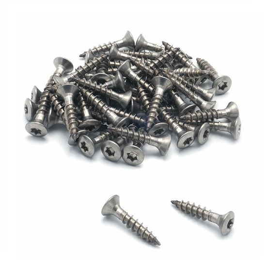 Boîte 50 vis pour fixation bordure de jardin au piquet universel nature