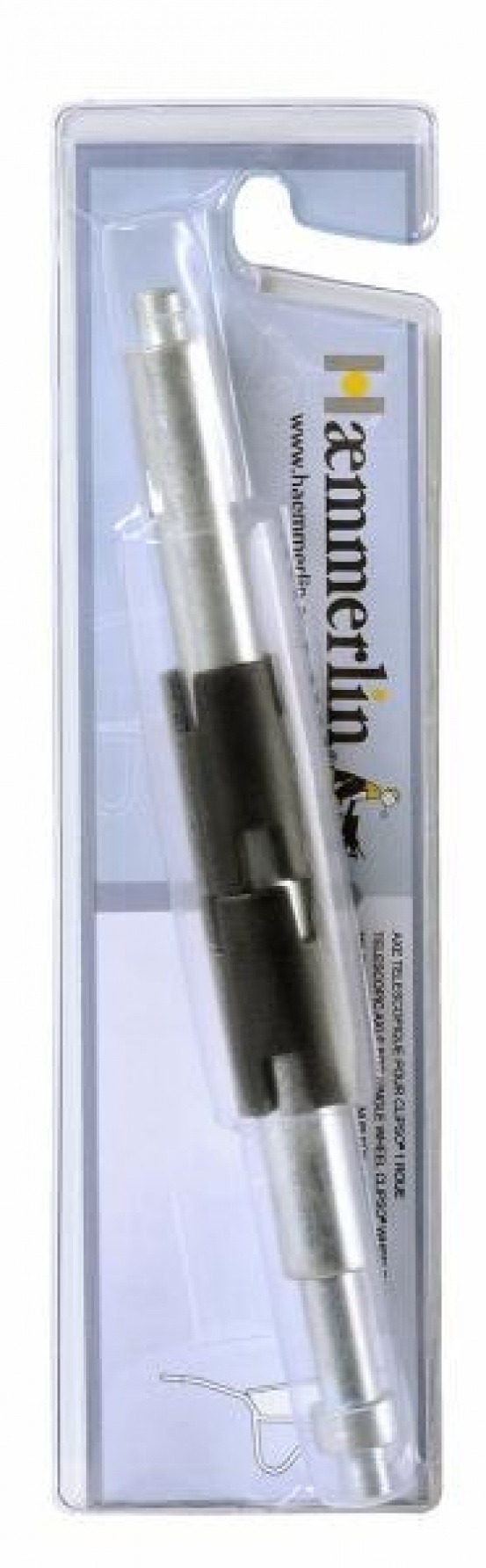 Axe de roue téléscopique pour clipso