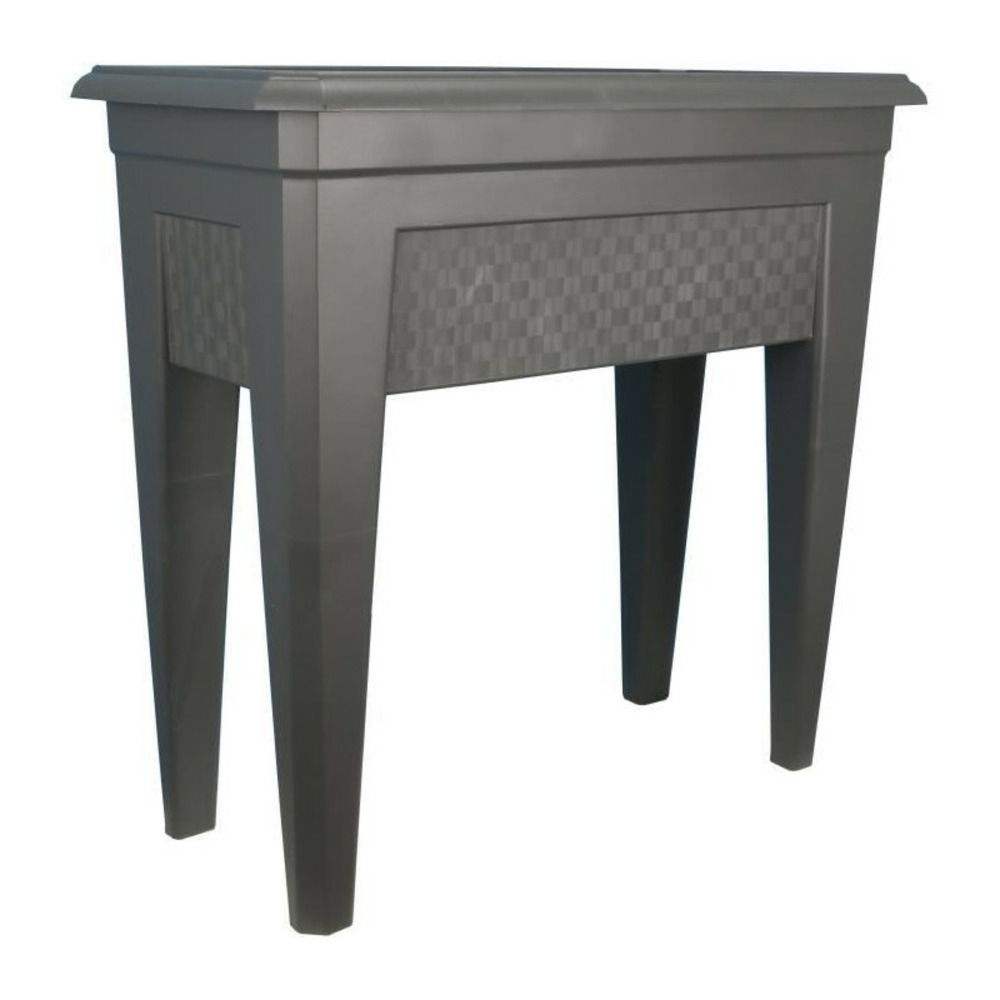 Bac à fleurs gris 60 cm izigarden