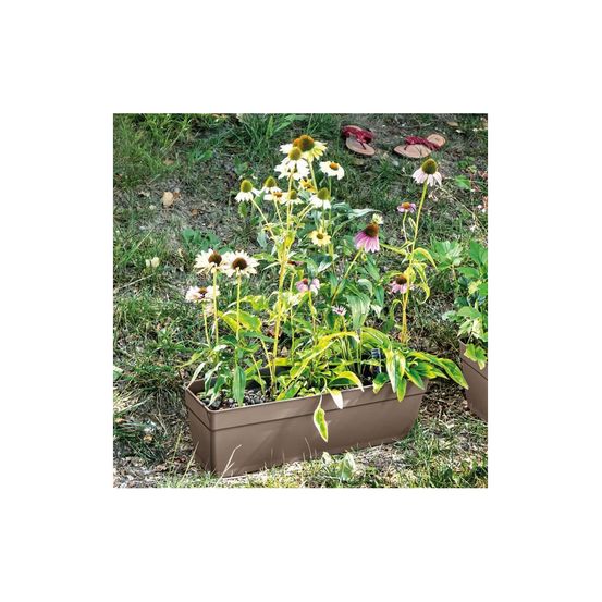 Jardiniere ninfea r camel a réserve d'eau - coloris taupe - 60cm