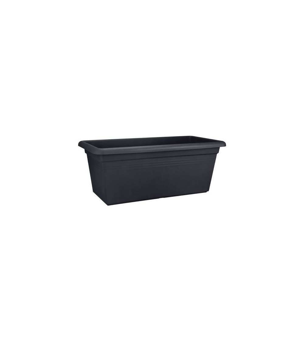Jardiniere green basics 80 - vivre noir - extérieur - xxl - l 39 x w 78 x h 34,2 cm