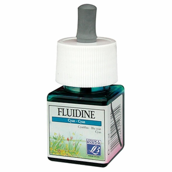 Encre à l'eau blanche