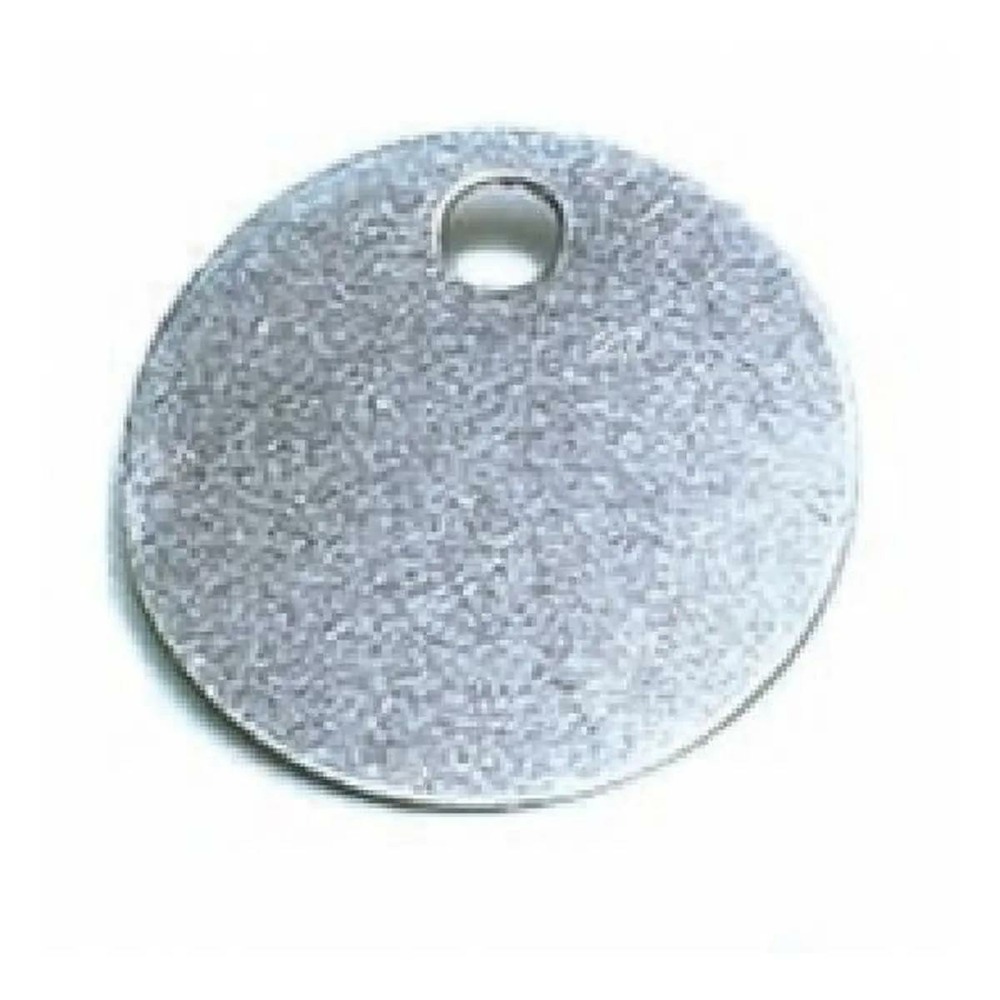 Jeton neutre en alu ø 30 mm