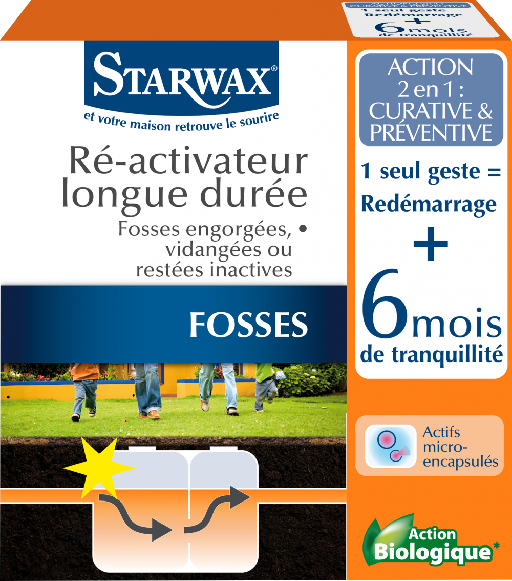 Traitement réactiveur biologique micro capsules 500 g starwax 0.5 kg