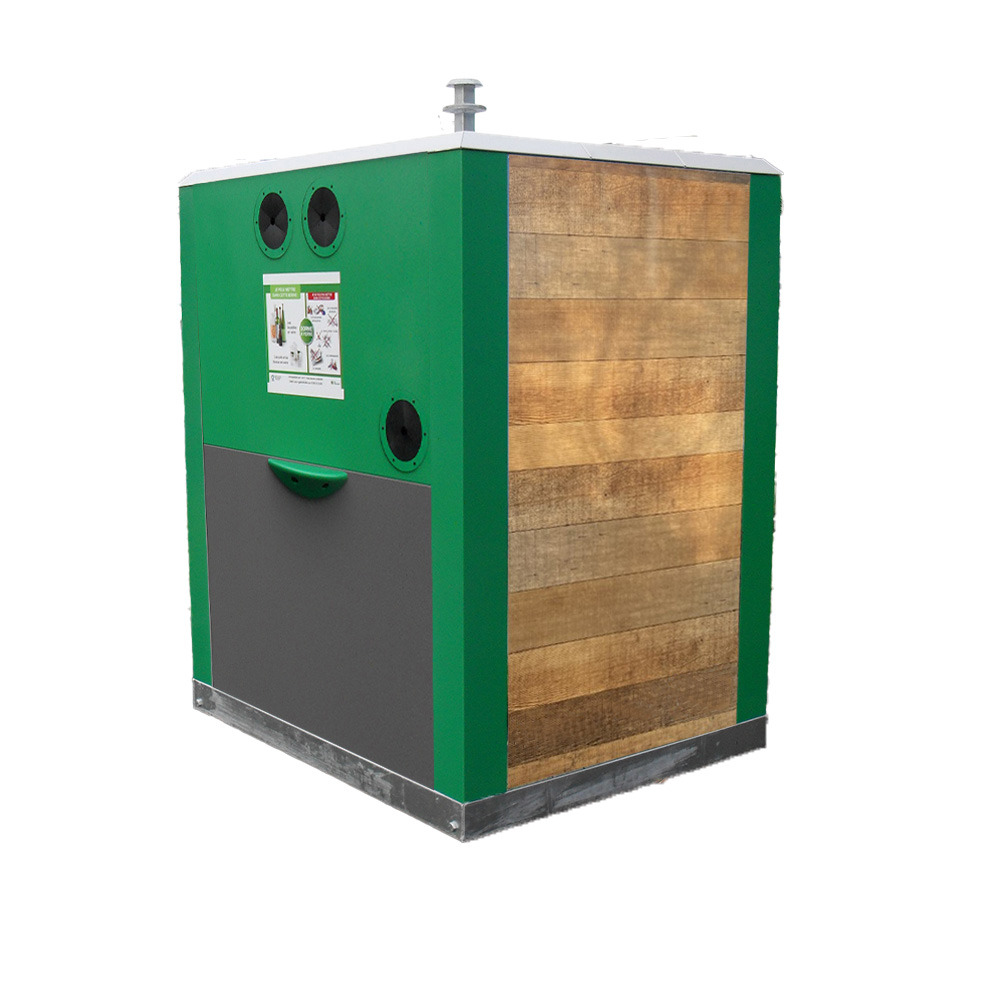 Colonne aérienne d'apport volontaire 4m3 kinshofer acier roméo- lot de 8