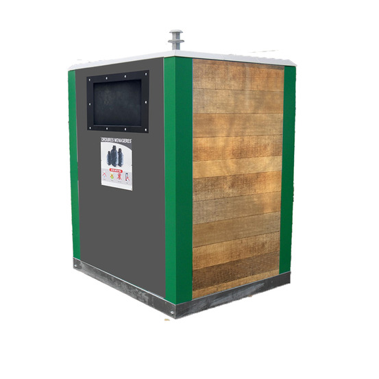 Conteneur aérien d'apport volontaire 4m3 kinshofer acier roméo