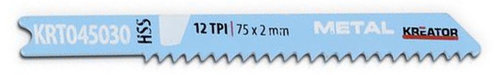 Lame de scie sauteuse hss pour métaux en u - 2 pièces
