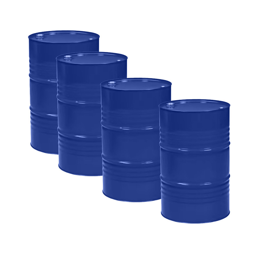 Lot de 4 - fûts métalliques avec bondes rénovés 216l