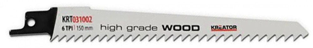 Lame de scie sabre à bois hcs 150 mm - 2 pièces