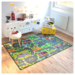 Tapis De Jeu Enfant Circuit Voiture Ville 145 X 200 Cm Truffaut tapis-de-jeu-enfant-circuit-voiture-ville-145-x-200-cm-truffaut