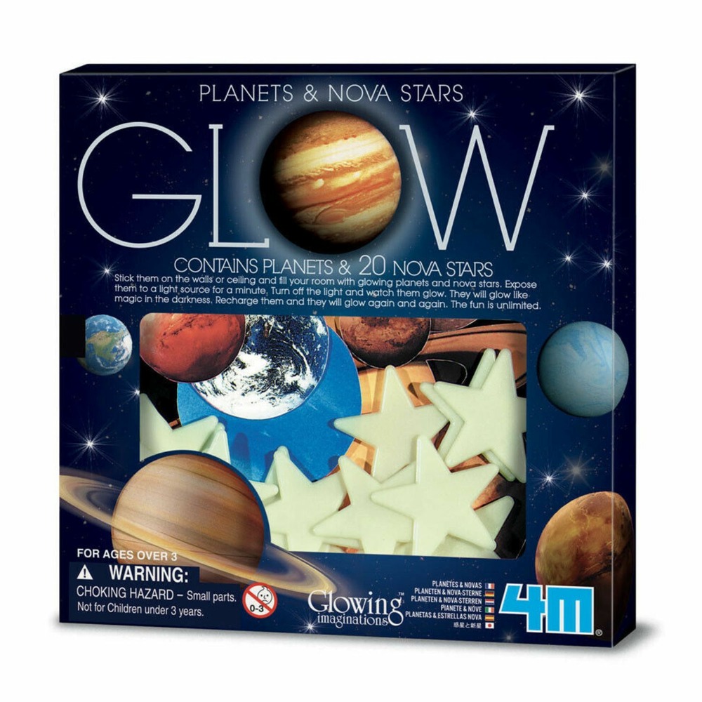 9 planètes et 20 étoiles phosphorescentes 4m