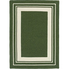 Tapis imitation fibres naturelles extérieur et intérieur - provence - vert forêt - 160 x 230 cm