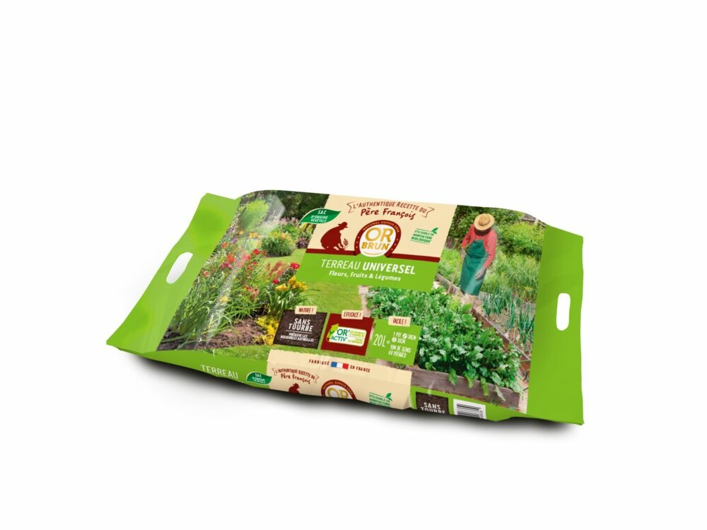 Obrtpfu20 -terreau ornemental du père françois - 20l -fleurs & arbustes