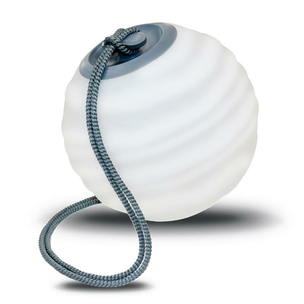 Lampe sora suspension batterie rechargeable led rgb avec télécommande hauteur ø24,4cm - gris