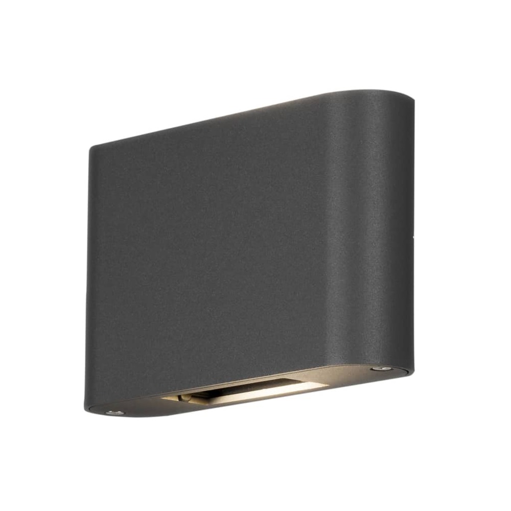 Applique à led chieri 2x6w anthracite