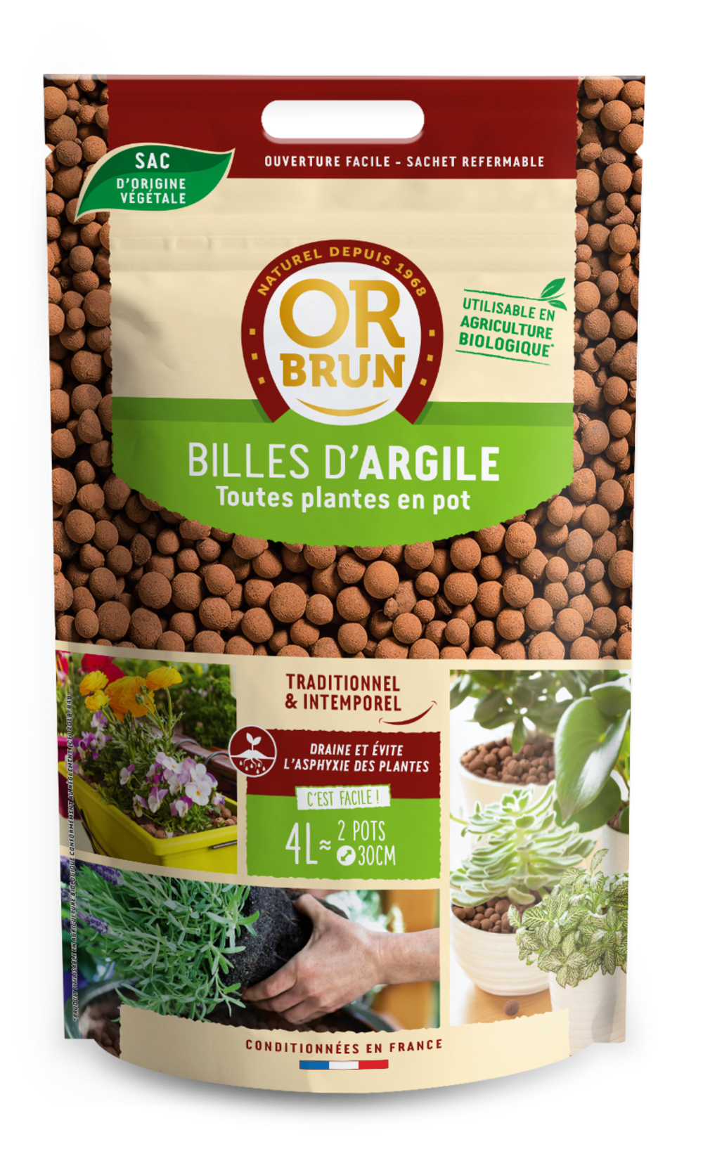 Obrpcdbilles4 - billes d'argile - favorise le drainage