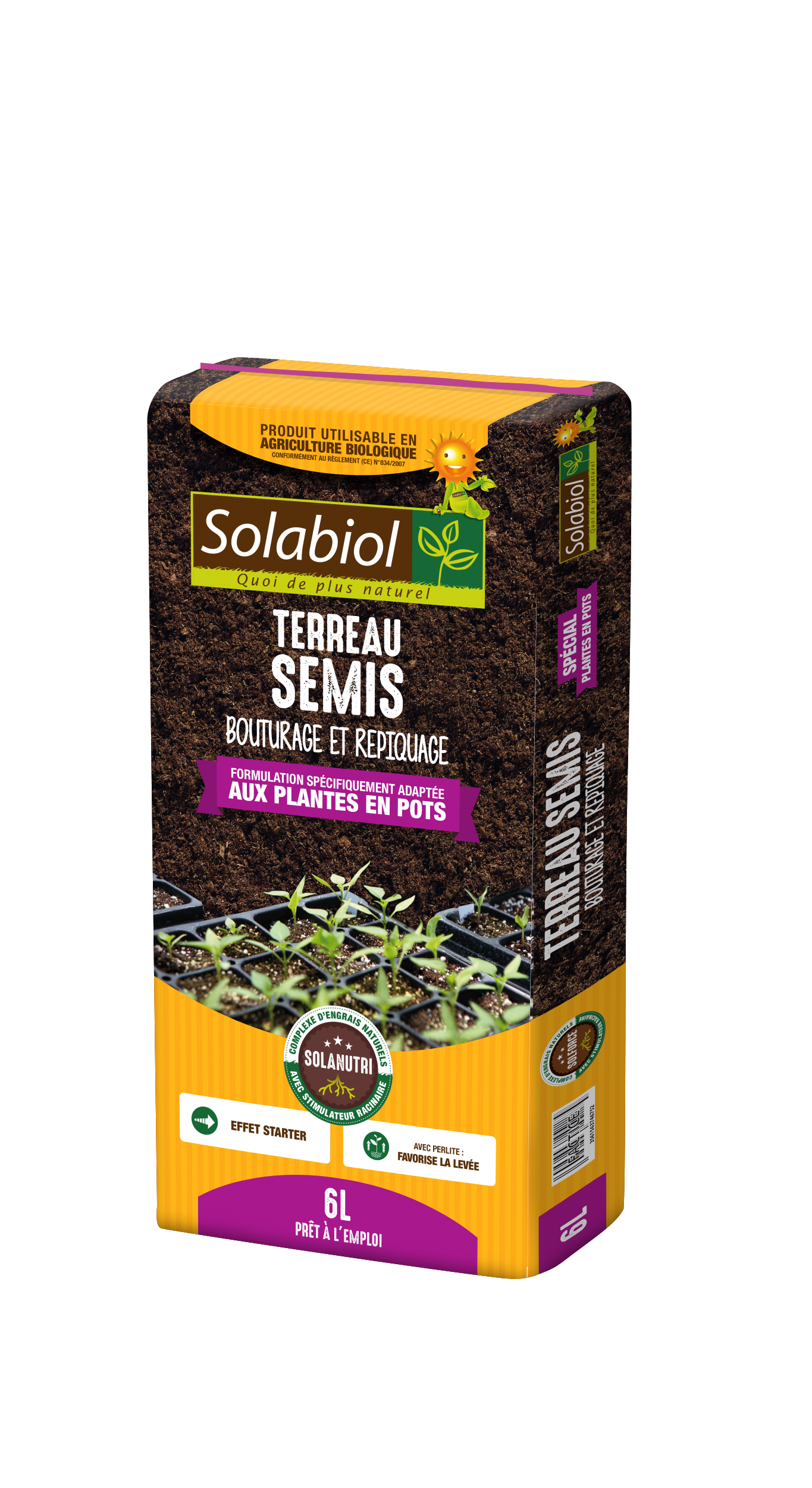 Tersemi6 | terreau semis ultra fin | tourbe et fibres de coco | marron