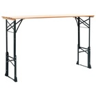 Table pliable de brasserie 169x50x75/105 cm pinède