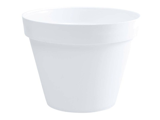 Pot de fleur rond ø 60 x 47 cm - 76 l - blanc