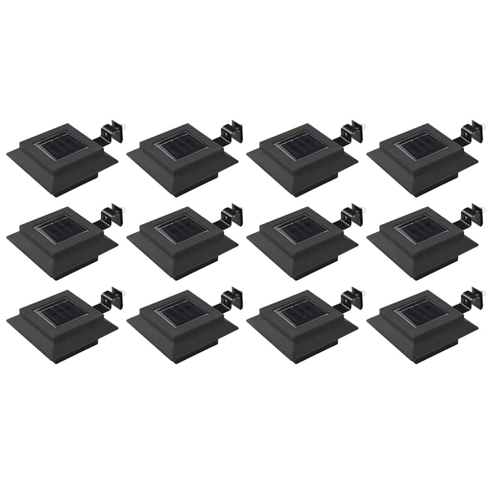 LAMPES SOLAIRES A LED CARREE 2-(865541)