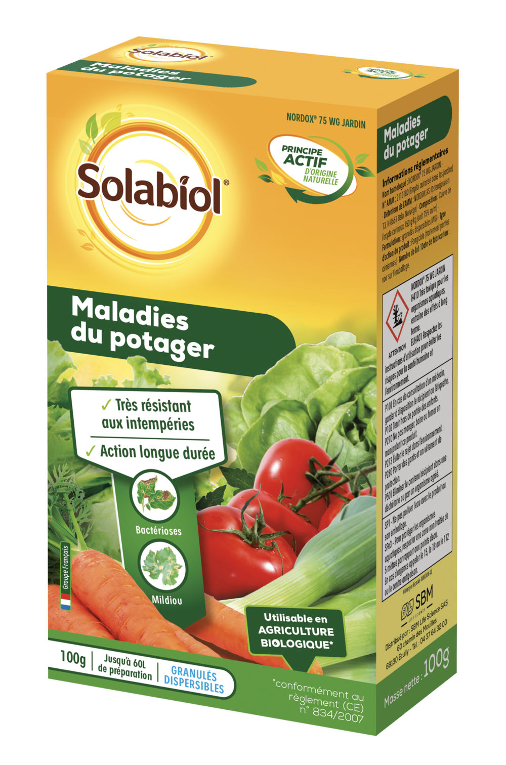 Somap100 - maladie du potager - 100g - lutte contre mildou, bactériose