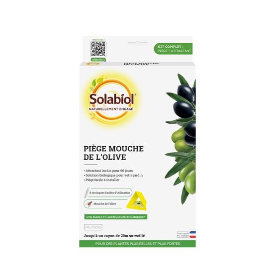 Sopioliven - piège à phéromone -etui 2 pièges - mouches de l'olive