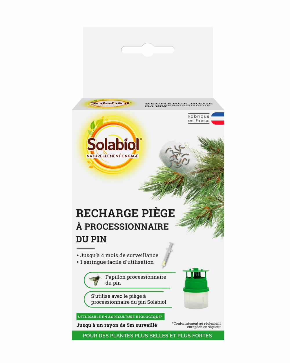 Sorecpro - recharge pour le piège à processionnaire du pin - utilisable en agriculture biologique