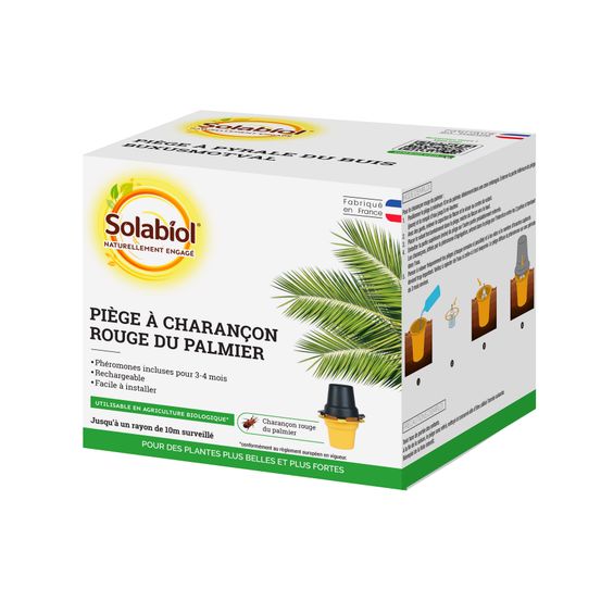 Sopipalm - piège à phéromone -etui 1 piège - charançons rouges du palmier