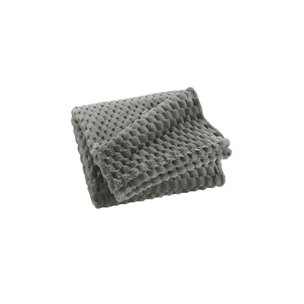 Plaid flanelle en relief 